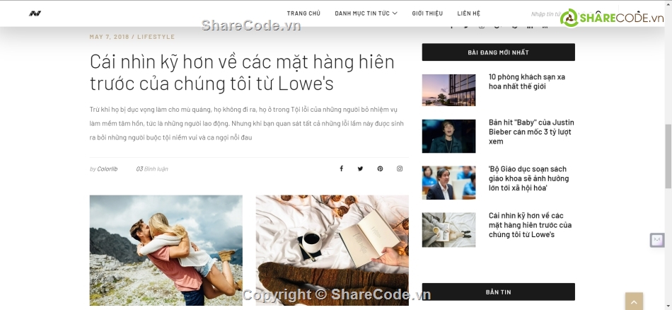 Code web,Source code web,Code đồ án,Code PHP,Site tin tức